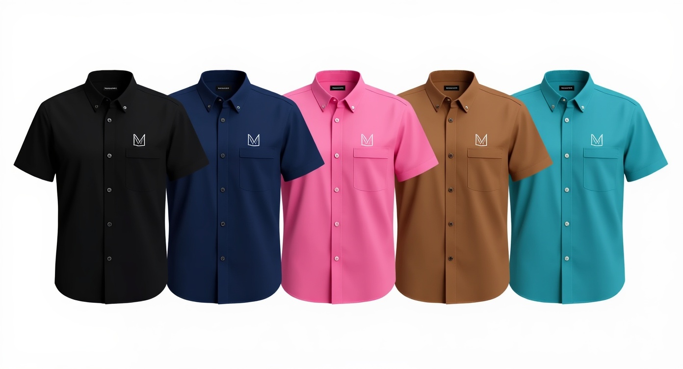 Professional Product Photography Of Premium Mozaic Office Wear Short Sleeve 20260511 165657 0000